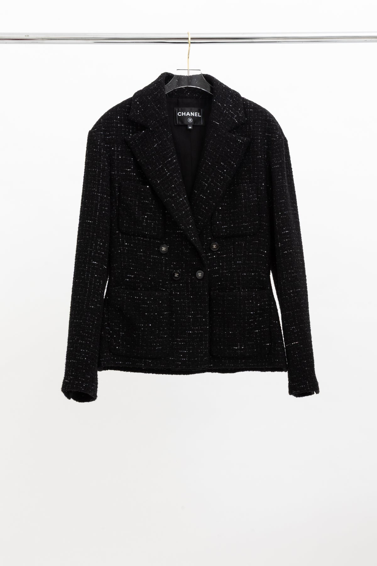 24B Tweed Double Breasted Blazer