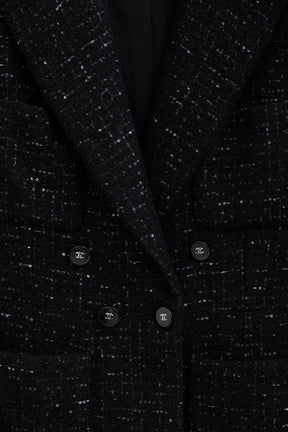 24B Tweed Double Breasted Blazer