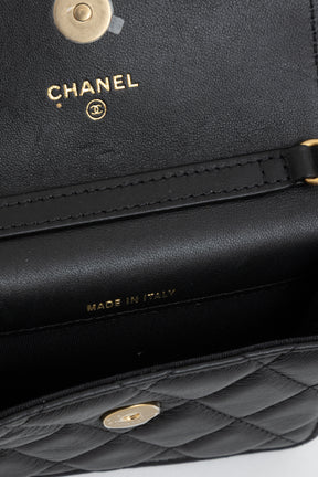 Heart Chain Mini Flap Bag