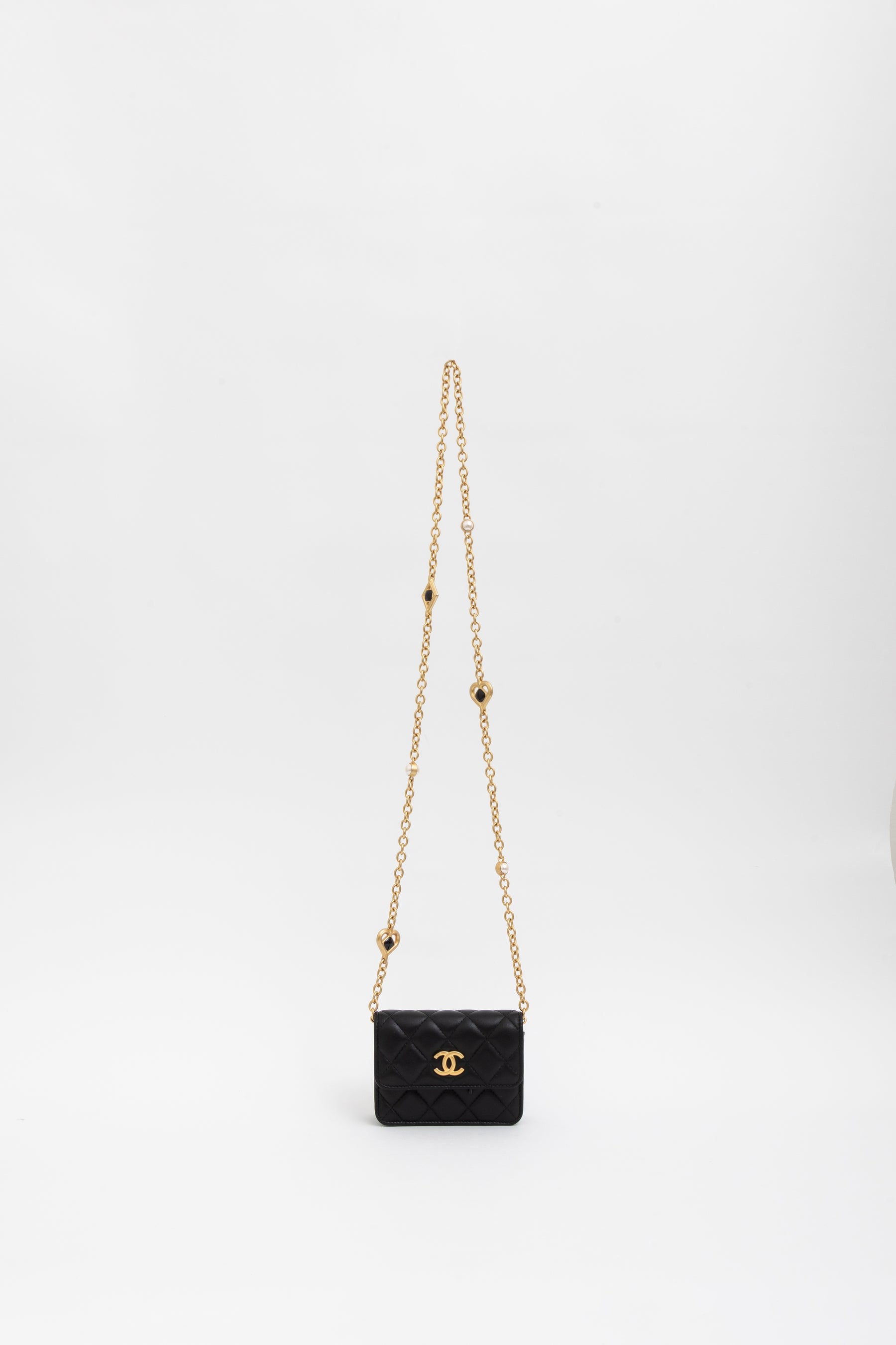 Heart Chain Mini Flap Bag