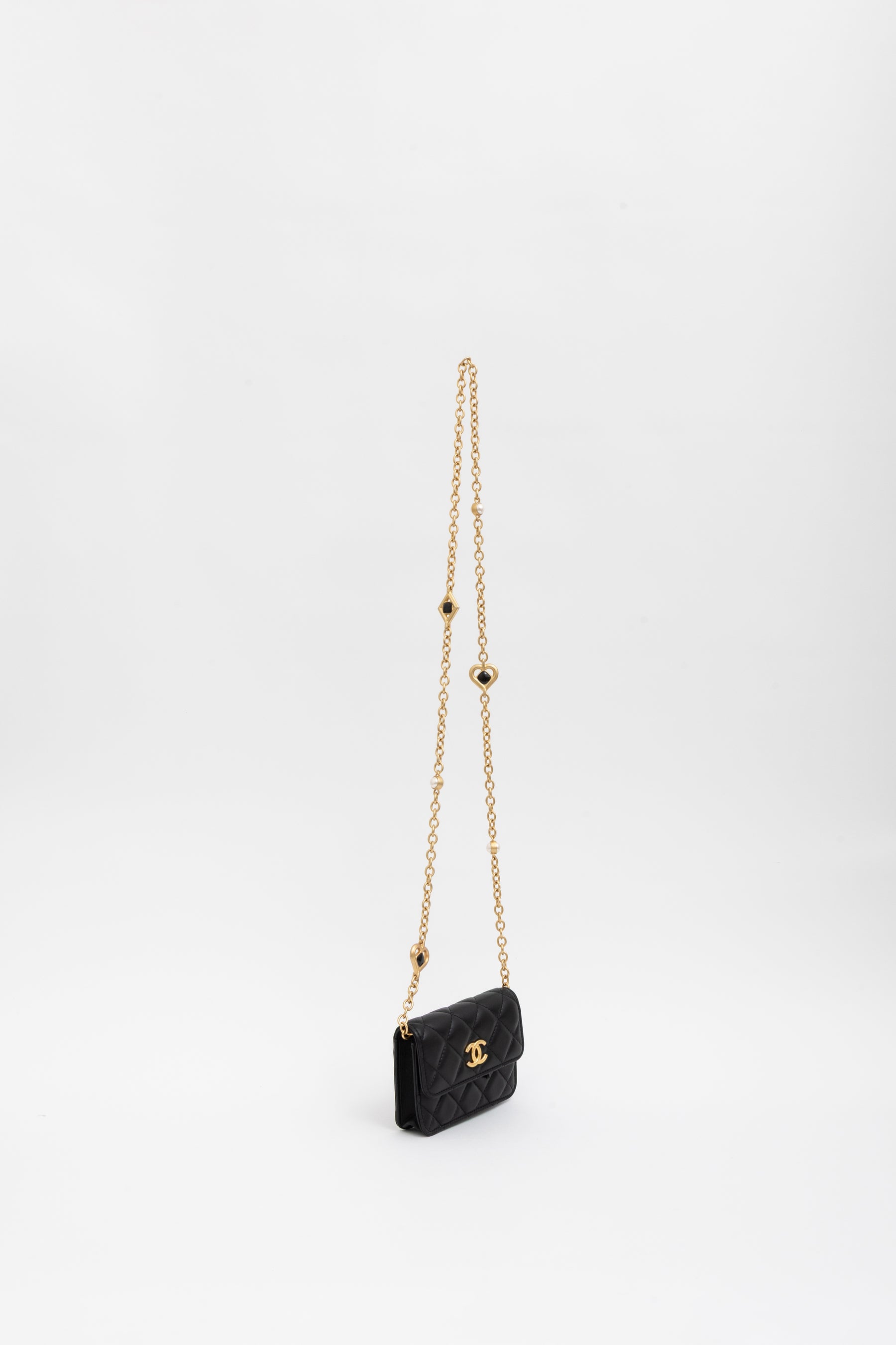 Heart Chain Mini Flap Bag