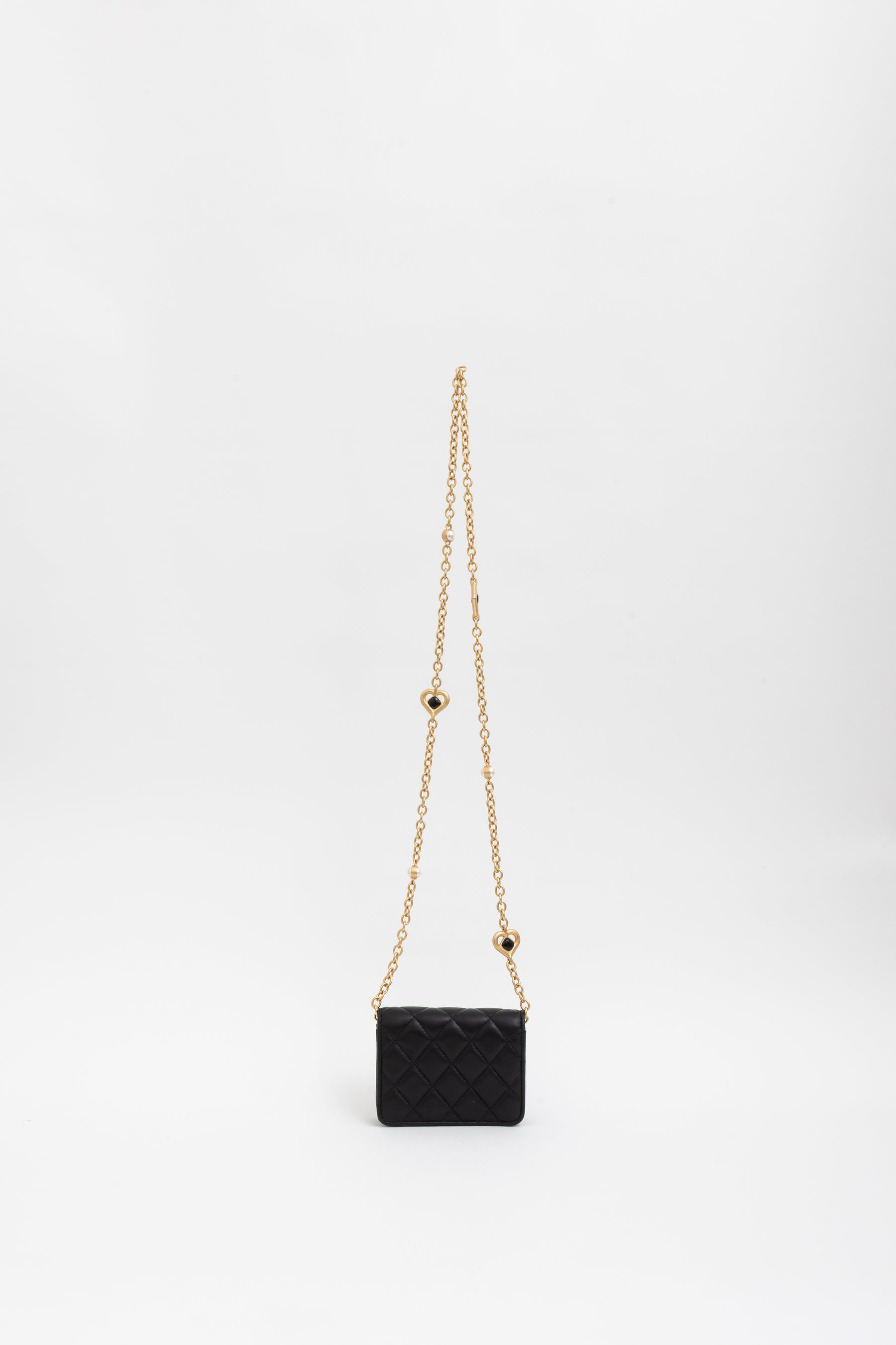 Heart Chain Mini Flap Bag