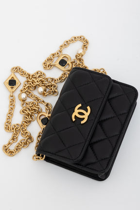 Heart Chain Mini Flap Bag