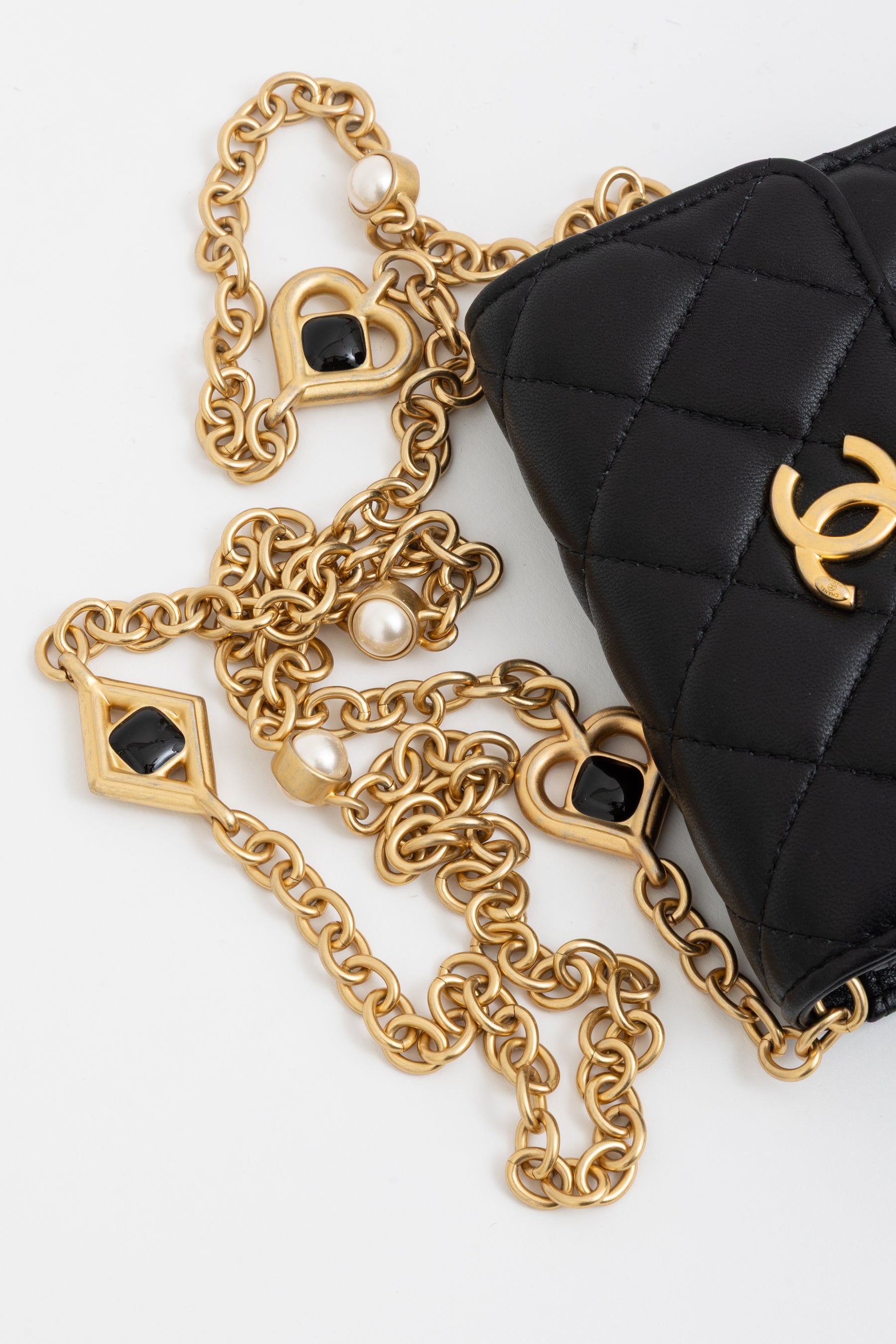 Heart Chain Mini Flap Bag