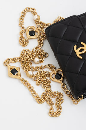 Heart Chain Mini Flap Bag