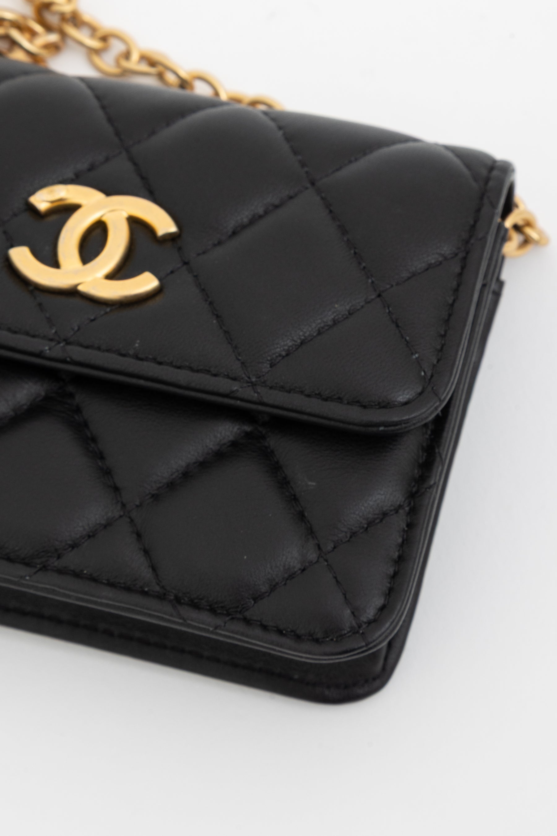 Heart Chain Mini Flap Bag
