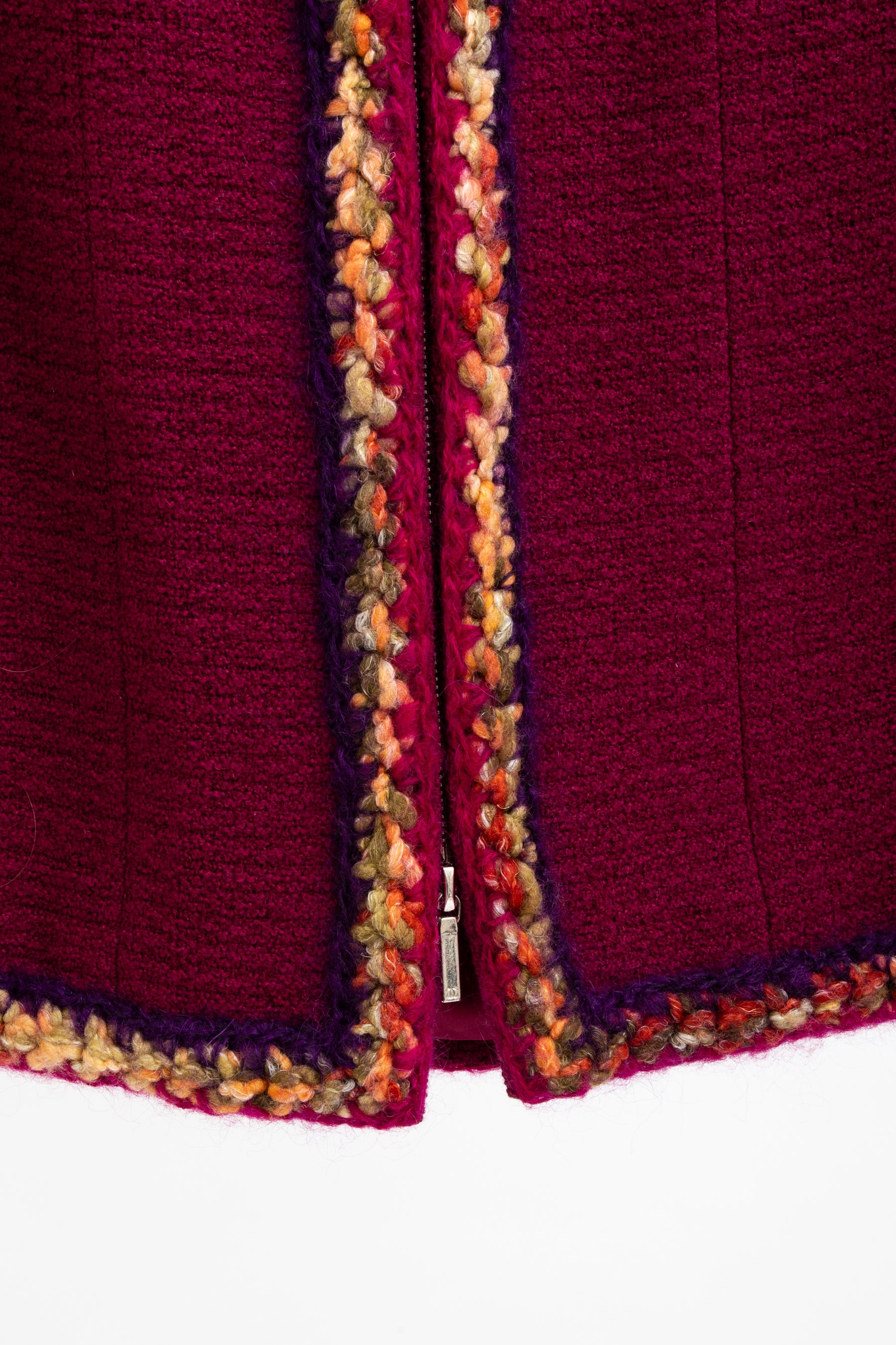 Fall/Winter 2014 Wool Tweed Zip-Up Jacket & Skirt