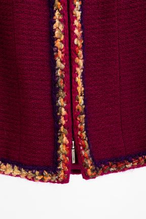 Fall/Winter 2014 Wool Tweed Zip-Up Jacket & Skirt