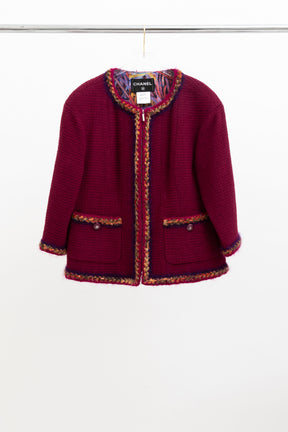 Fall/Winter 2014 Wool Tweed Zip-Up Jacket & Skirt