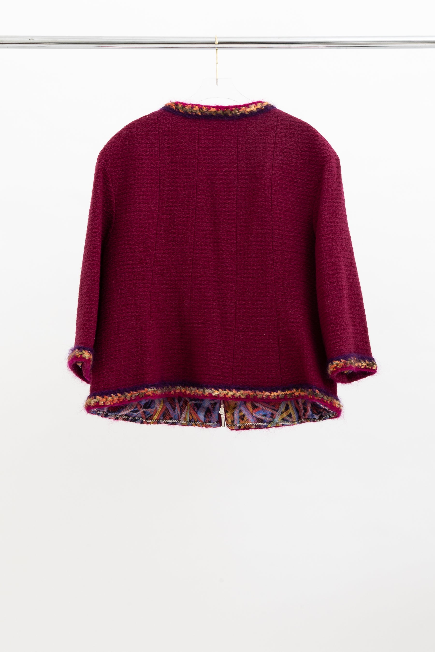 Fall/Winter 2014 Wool Tweed Zip-Up Jacket & Skirt