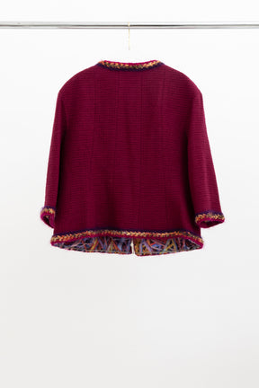 Fall/Winter 2014 Wool Tweed Zip-Up Jacket & Skirt