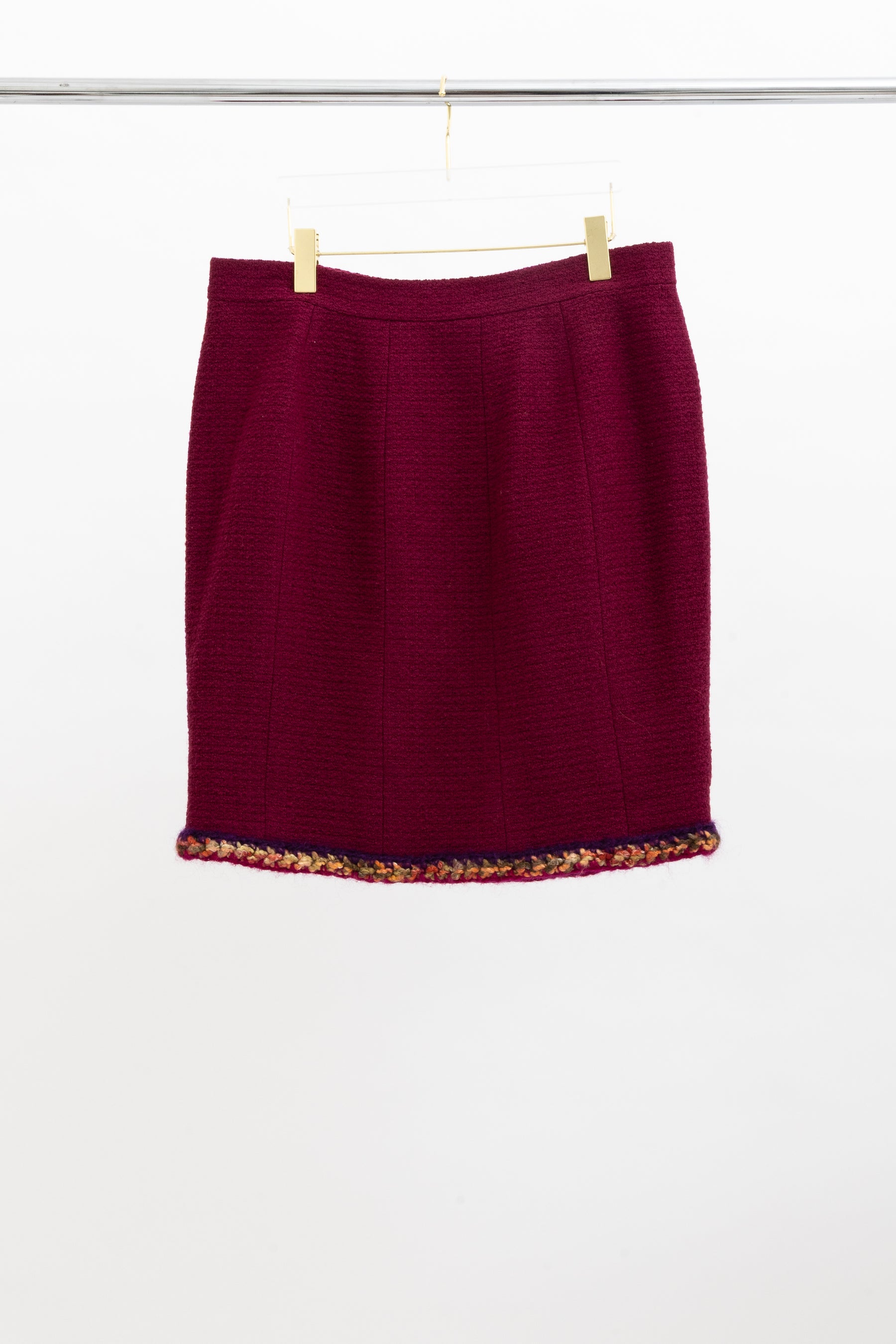 Fall/Winter 2014 Wool Tweed Zip-Up Jacket & Skirt