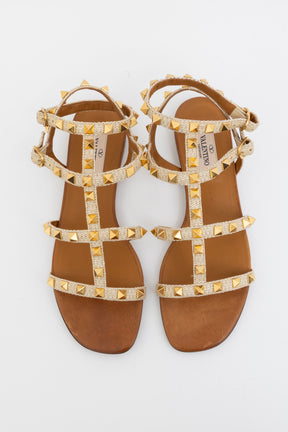 Rockstud Caged Sandals