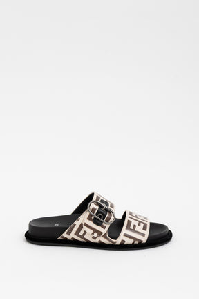 Logo Buckle Slides