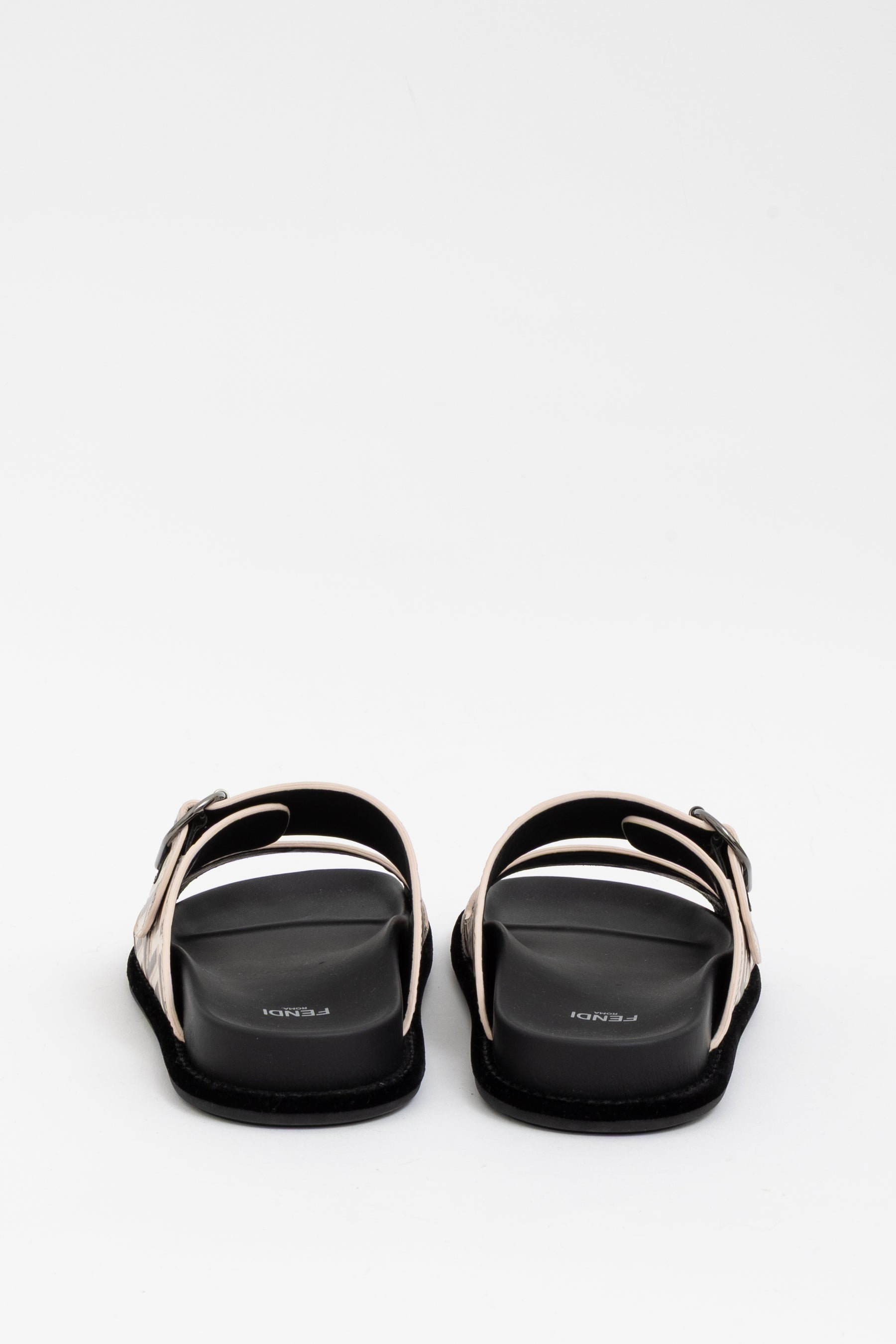 Logo Buckle Slides