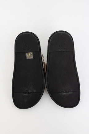 Logo Buckle Slides