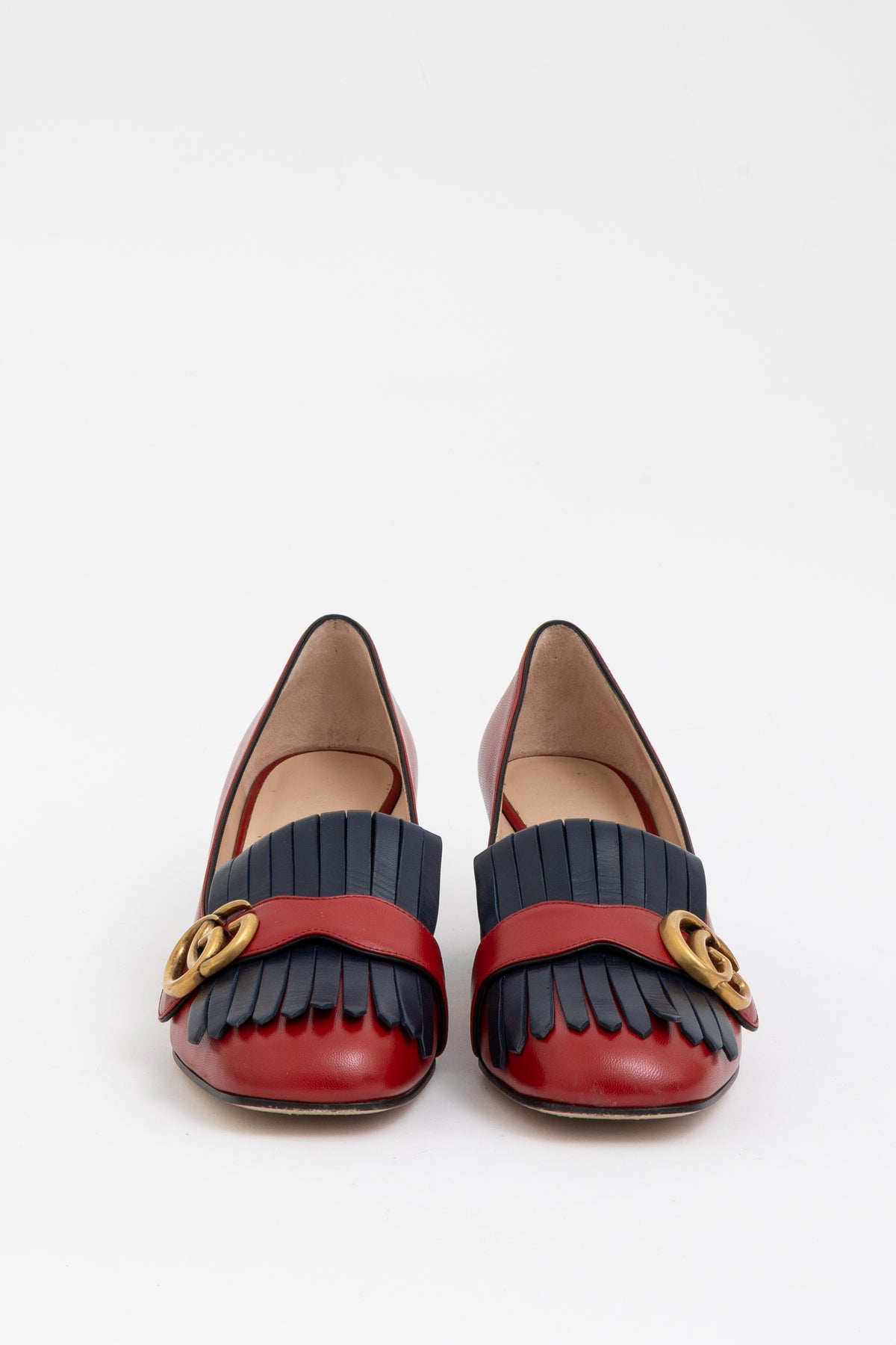 GG Marmont Fringed Pumps