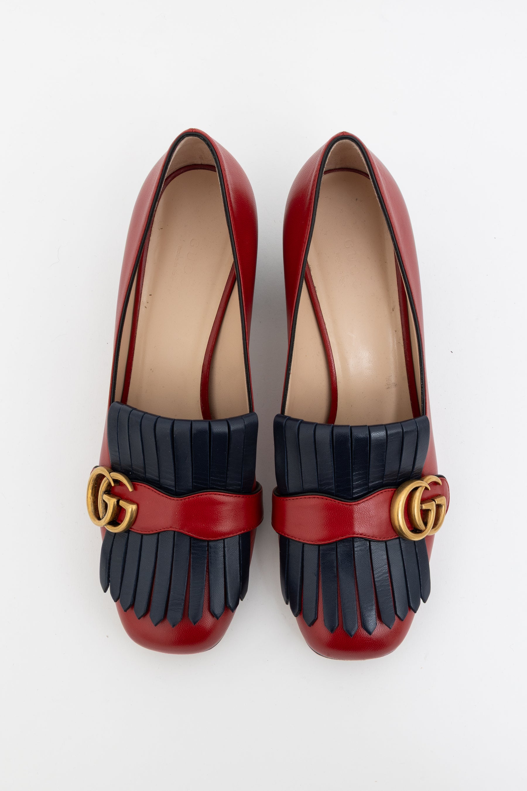 GG Marmont Fringed Pumps