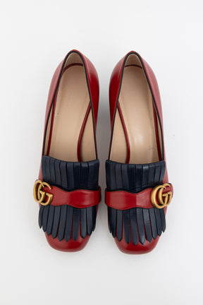 GG Marmont Fringed Pumps