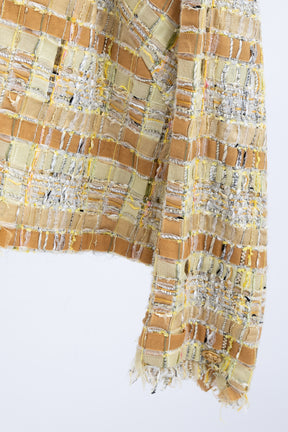 Ribbon Tweed Cropped Jacket