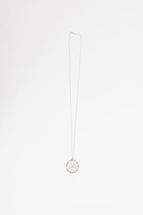 Diamond Garden Flower Pendant Necklace