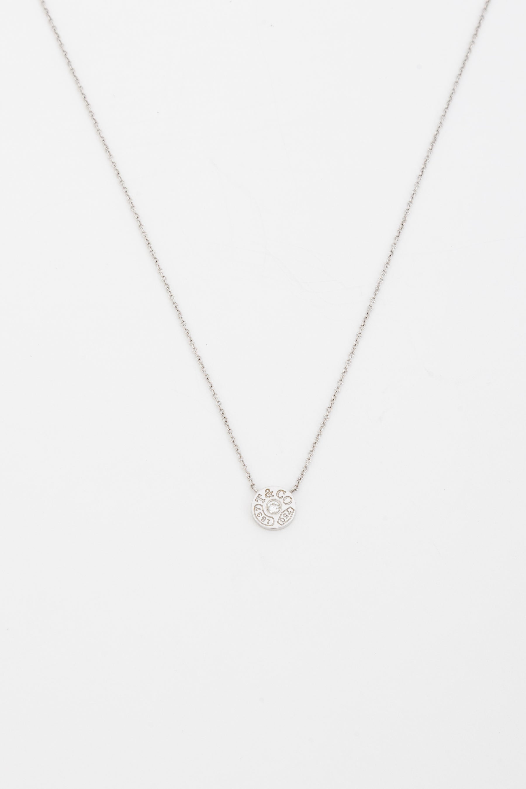 1837 Circle Diamond Pendant