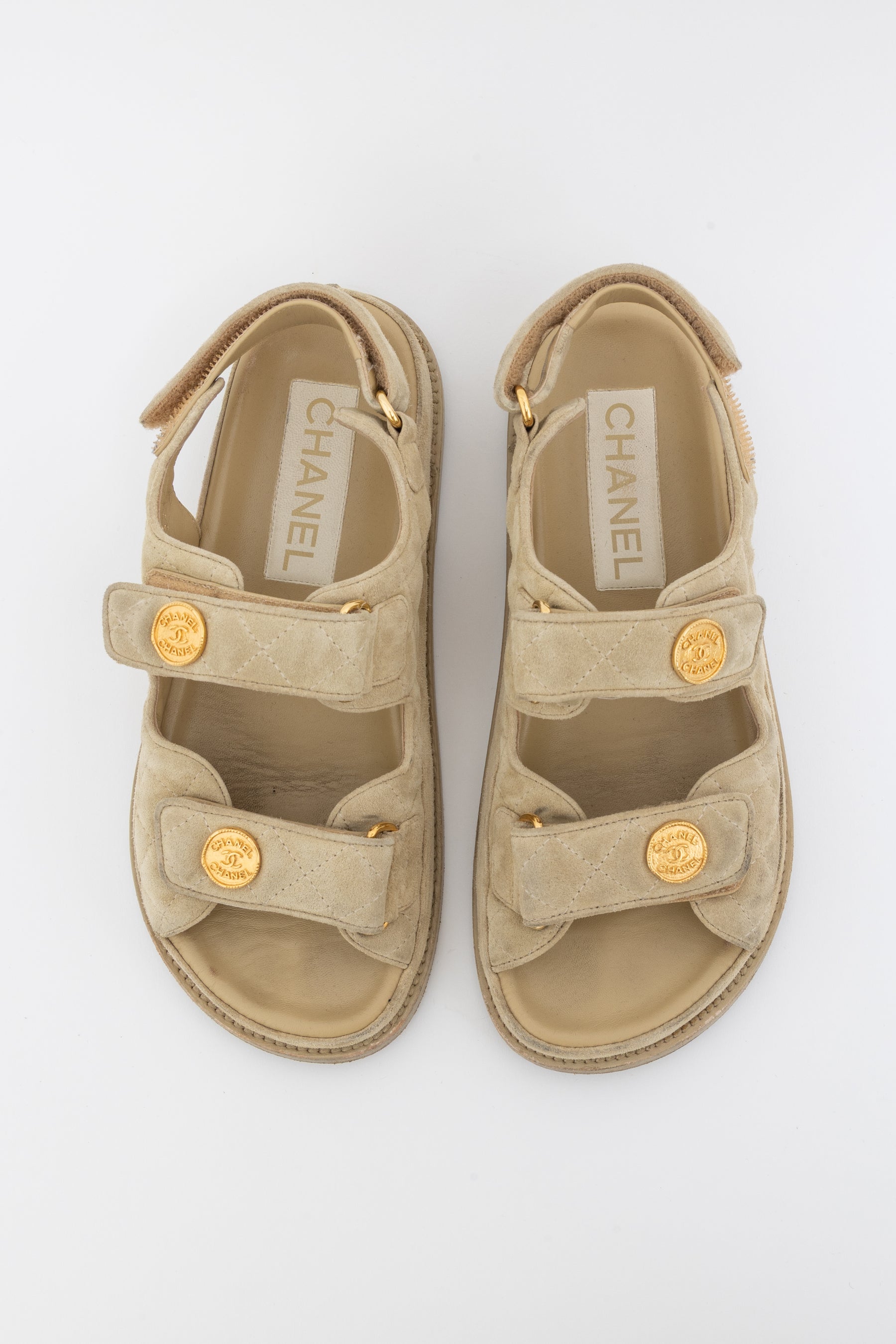 Suede Dad Sandals