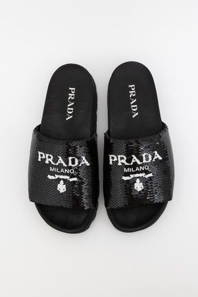 Sequins Runway Slides