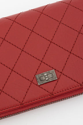 Wild Stitch Round Zipper Long Wallet