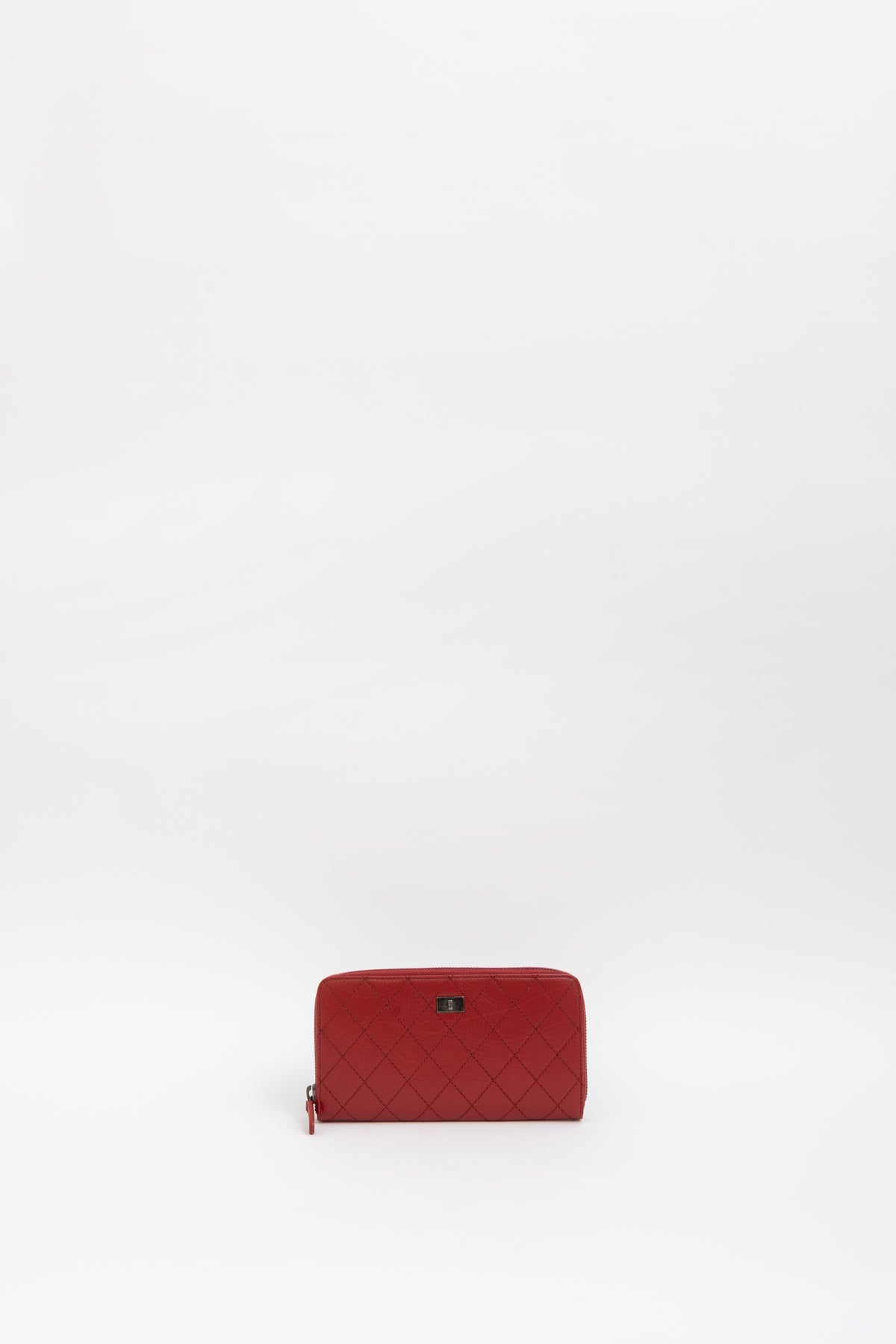 Wild Stitch Round Zipper Long Wallet