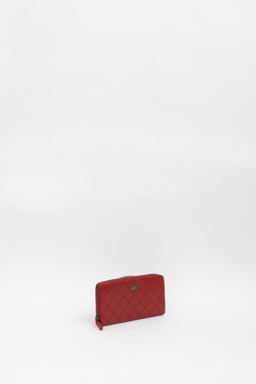 Wild Stitch Round Zipper Long Wallet