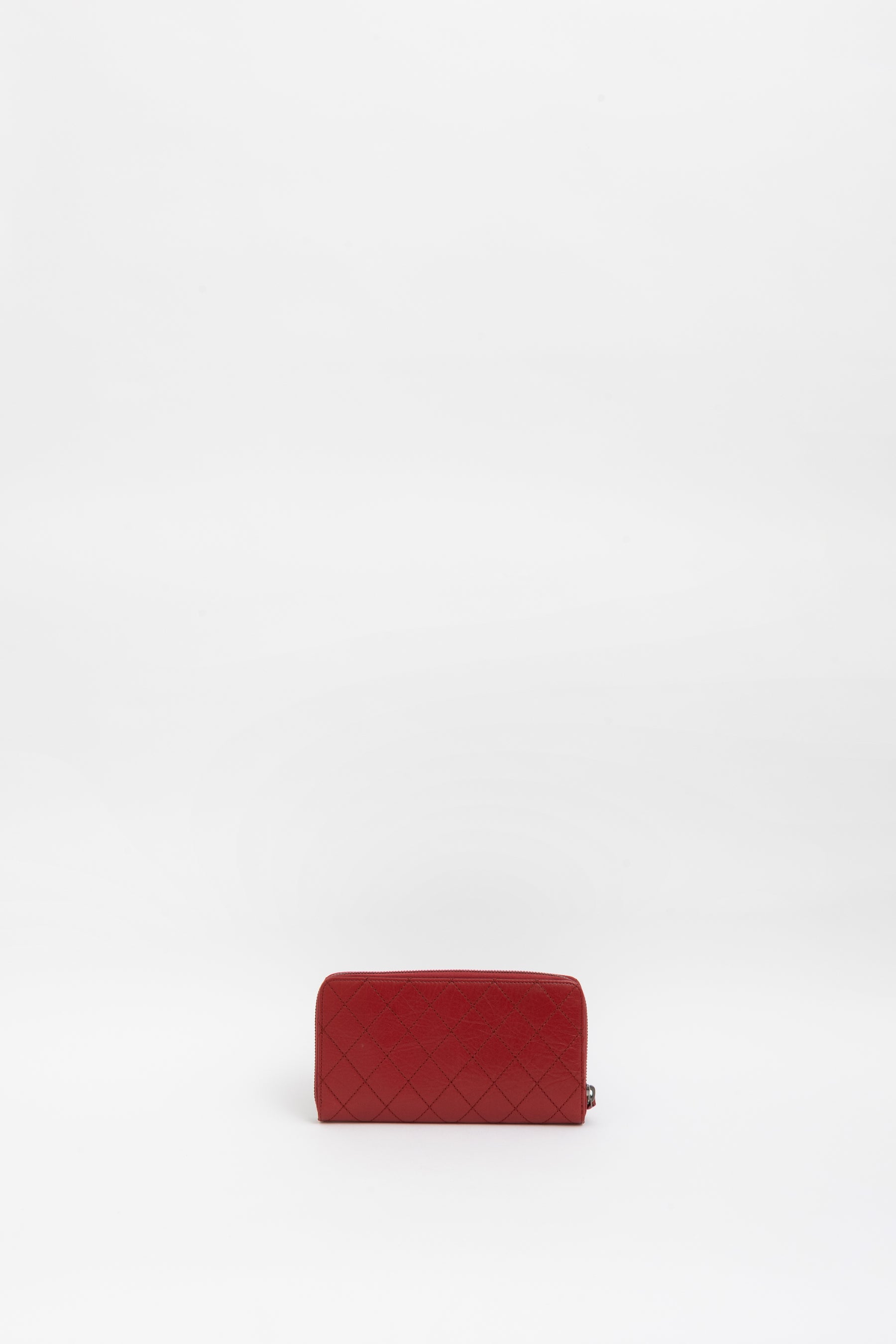 Wild Stitch Round Zipper Long Wallet
