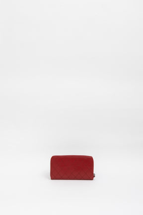 Wild Stitch Round Zipper Long Wallet