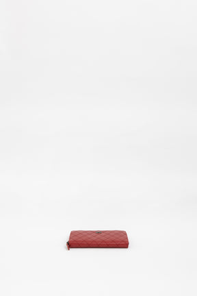 Wild Stitch Round Zipper Long Wallet