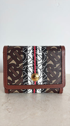 Burberry TB Logo Tri Fold Out Wallet