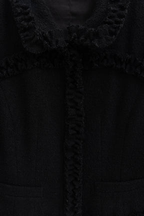 03A Tweed Ruffled Jacket