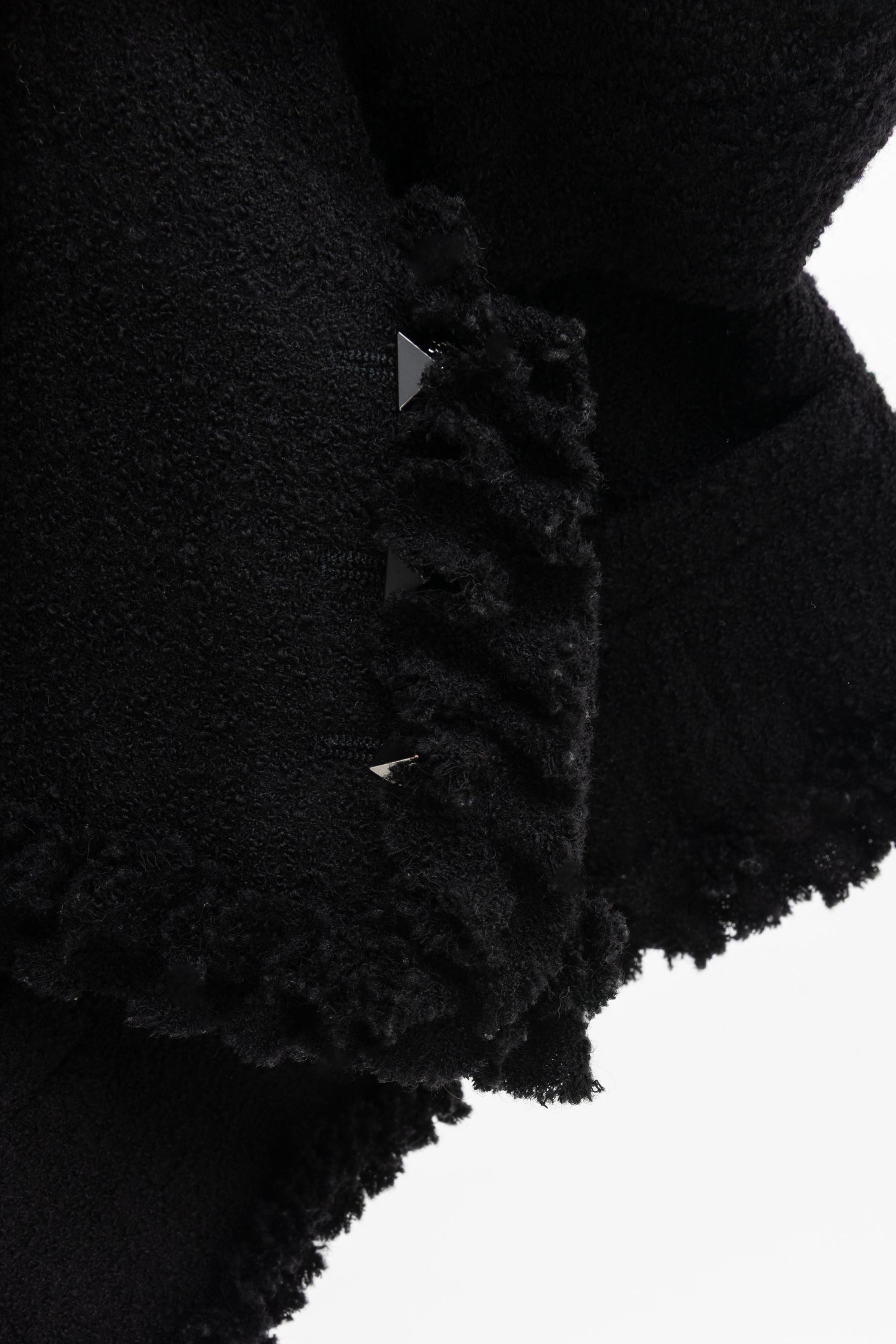 03A Tweed Ruffled Jacket