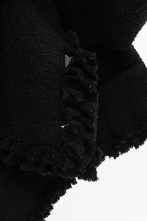 03A Tweed Ruffled Jacket