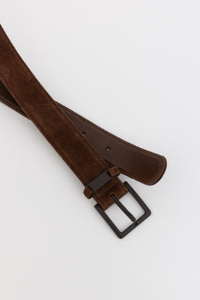 Suede Logo Belt