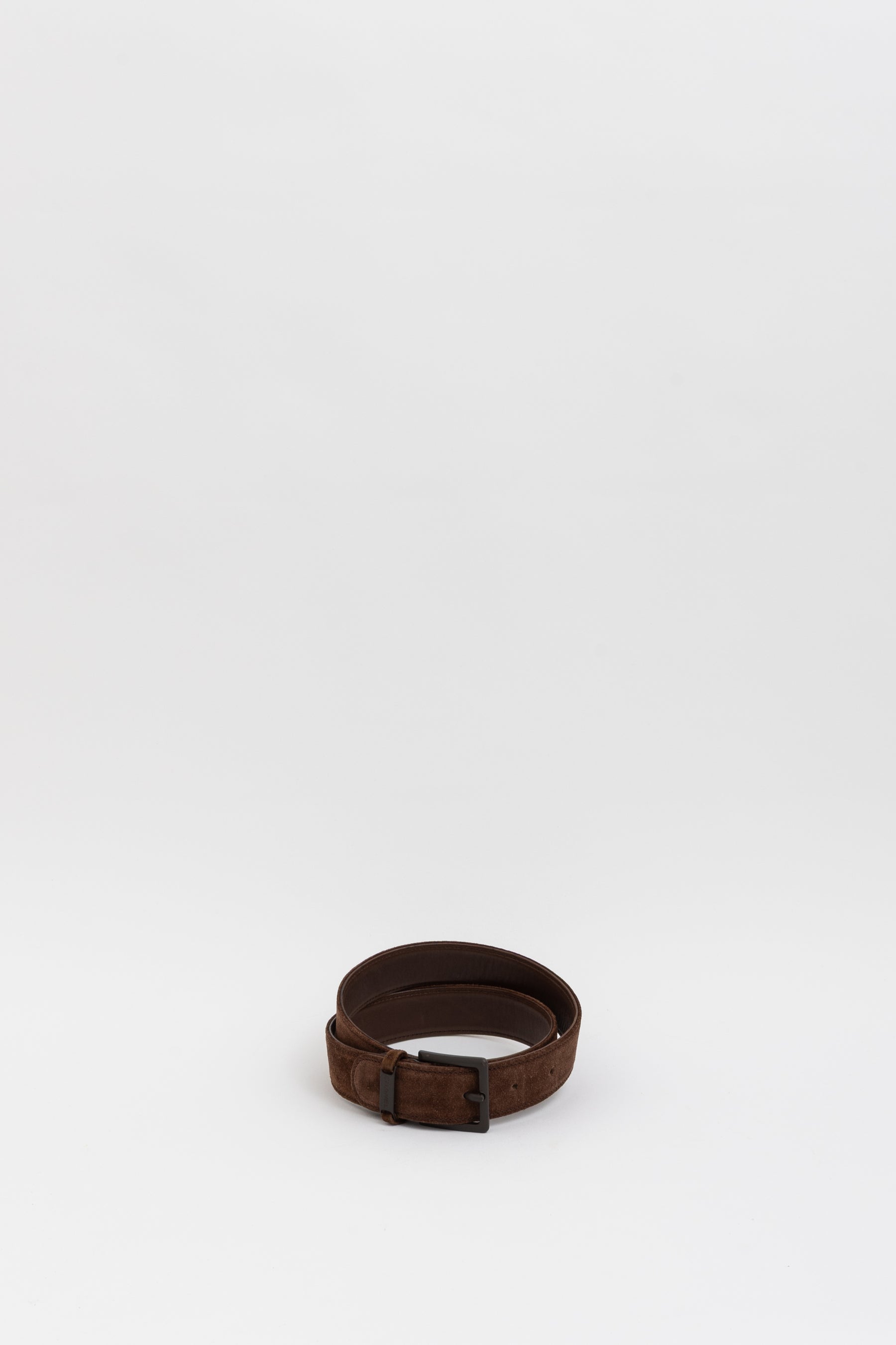 Suede Logo Belt