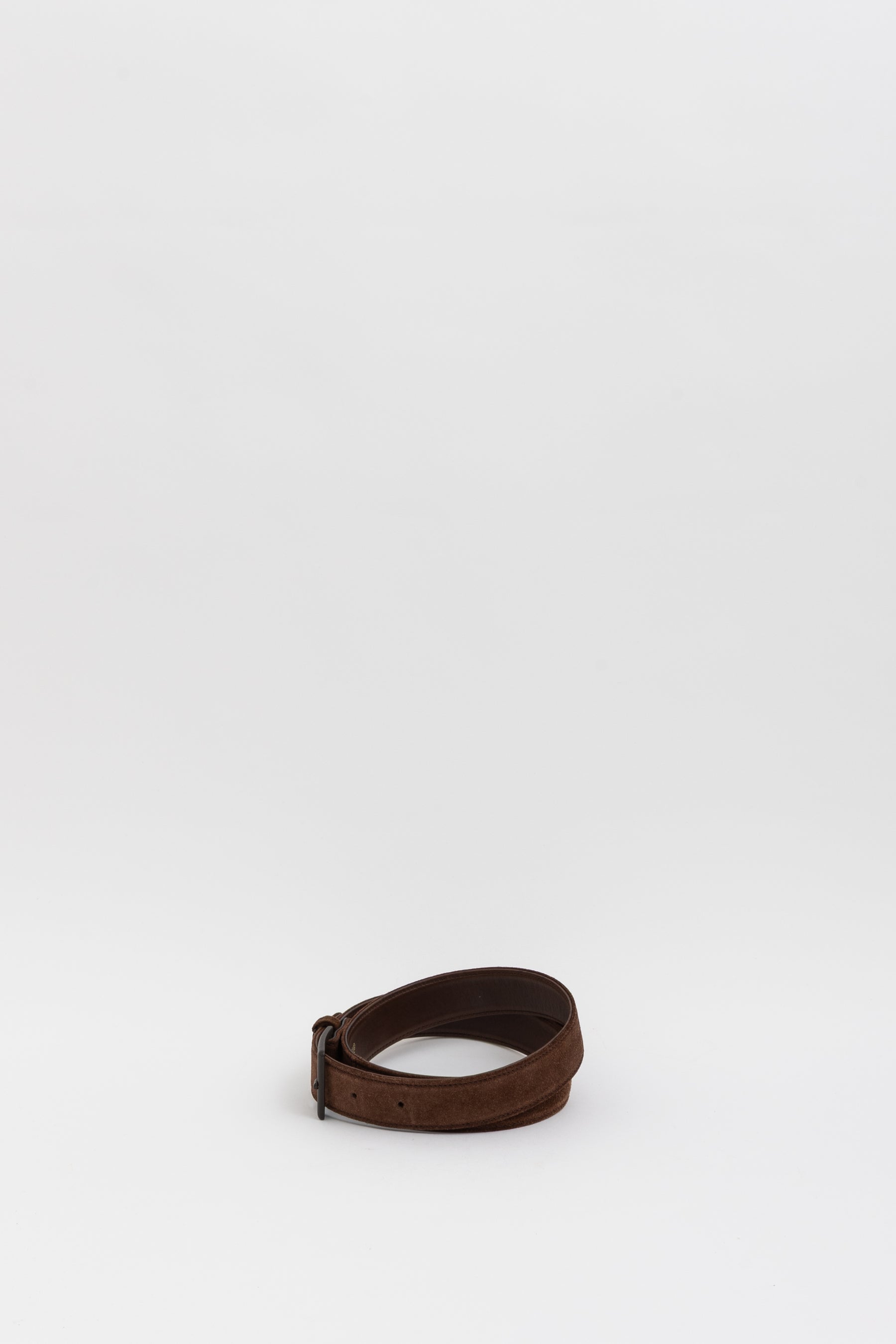 Suede Logo Belt
