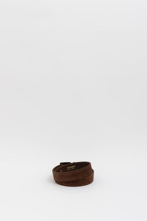Suede Logo Belt