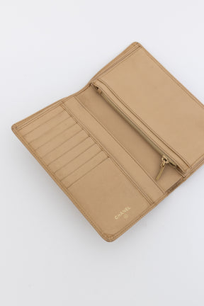 Coco Button Long Wallet