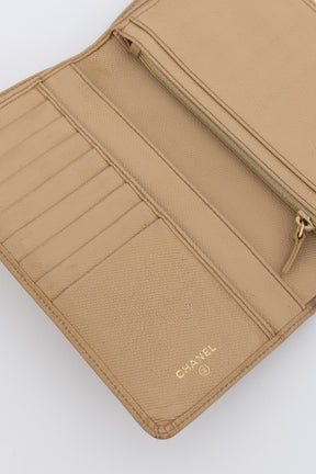 Coco Button Long Wallet