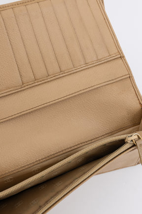 Coco Button Long Wallet