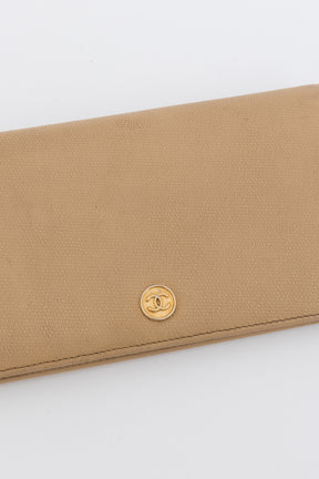 Coco Button Long Wallet