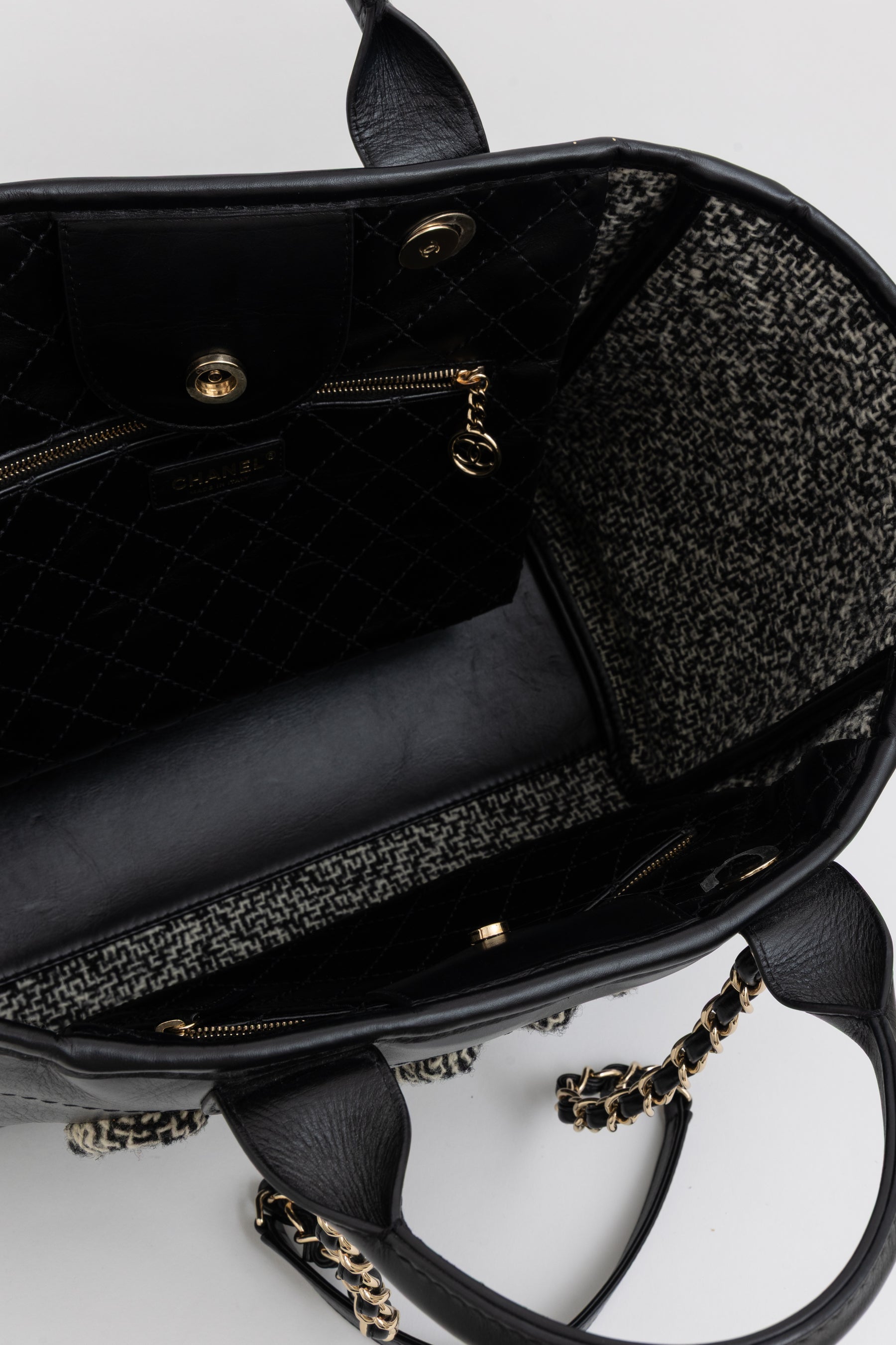 22B Tweed Deauville Tote Bag