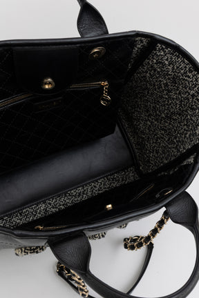 22B Tweed Deauville Tote Bag