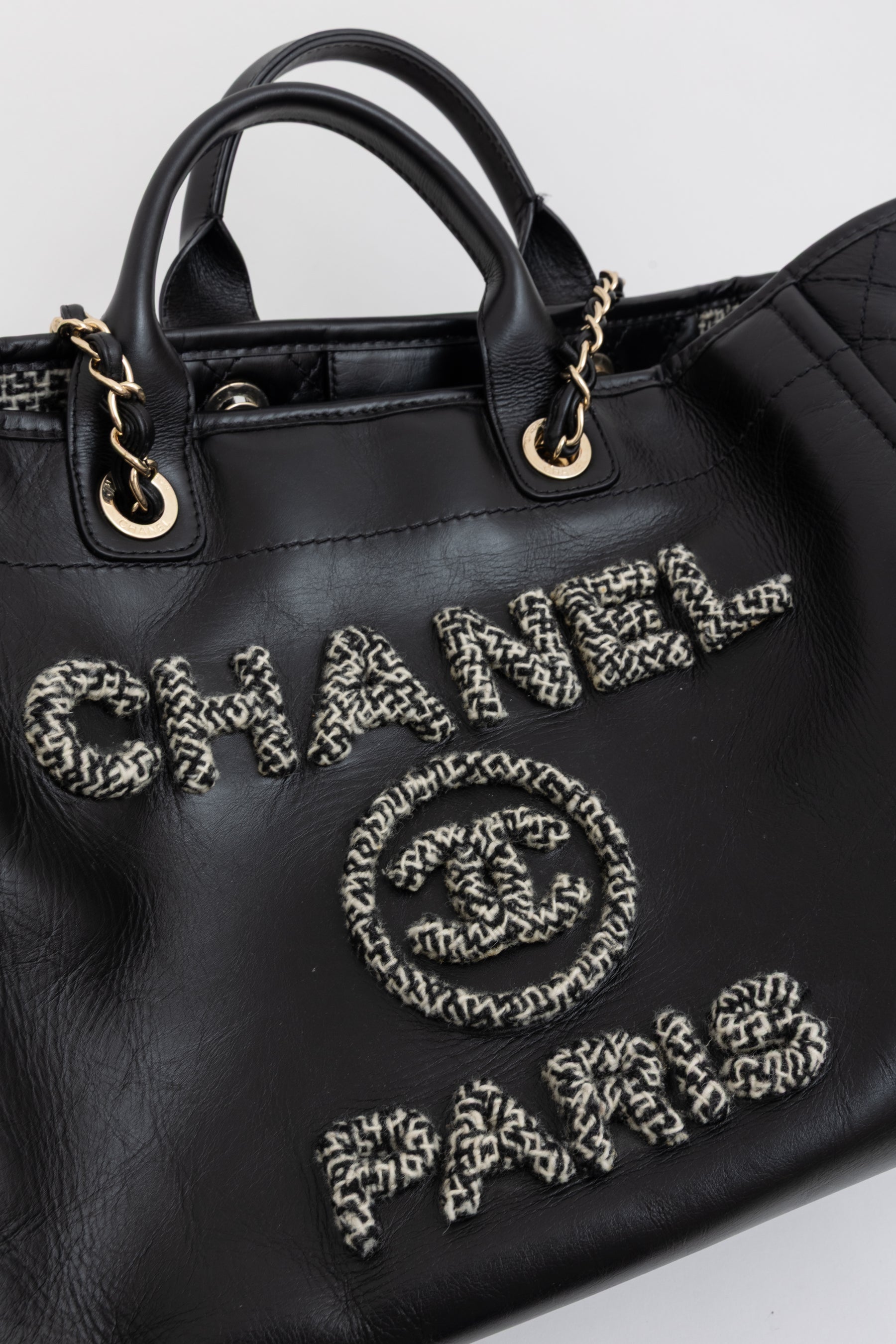22B Tweed Deauville Tote Bag