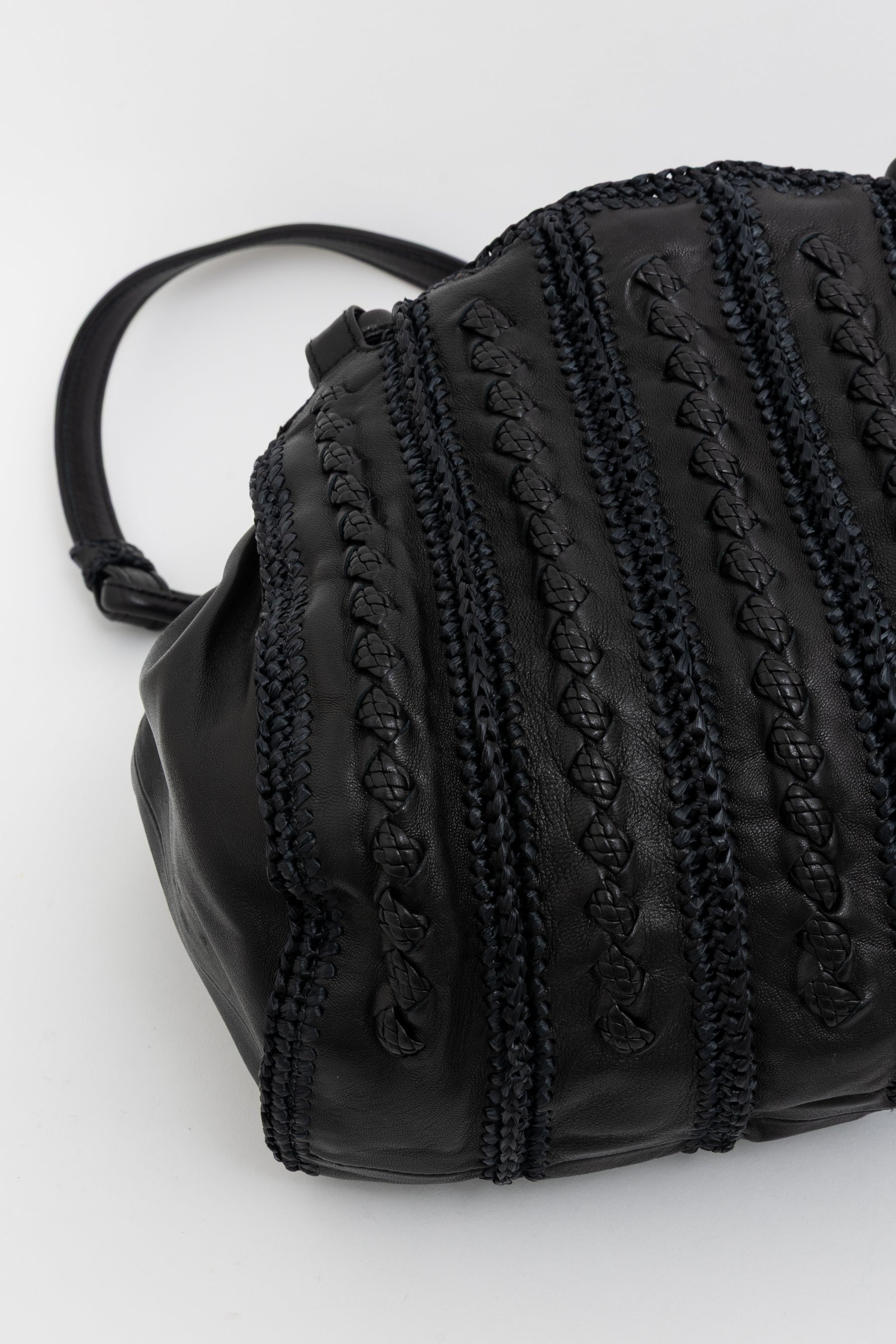 Raffia Crochet Tote Bag